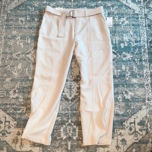 Belted Ankle Pants